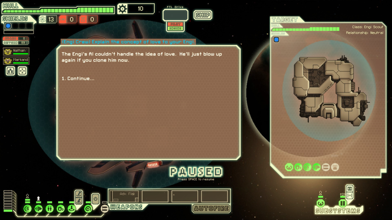 Illustration for article titled FTL: Faster Than Light Modded To Run A Marriage Proposal